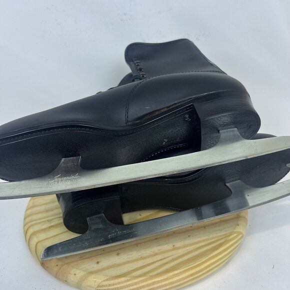Vintage American Aces Men's Size 10 | Figure Skating Ice Skates Black Style 550 - Picture 6 of 10